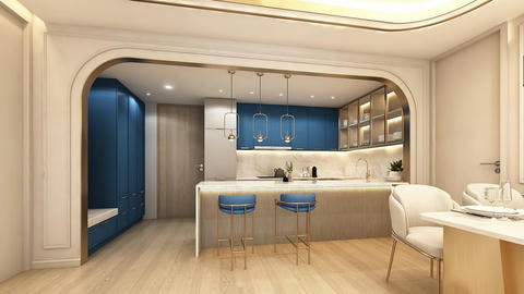 Apartment for sale 76 sq m. 2 bedrooms and large living room with furniture and appliances. ( Tek_00061 )